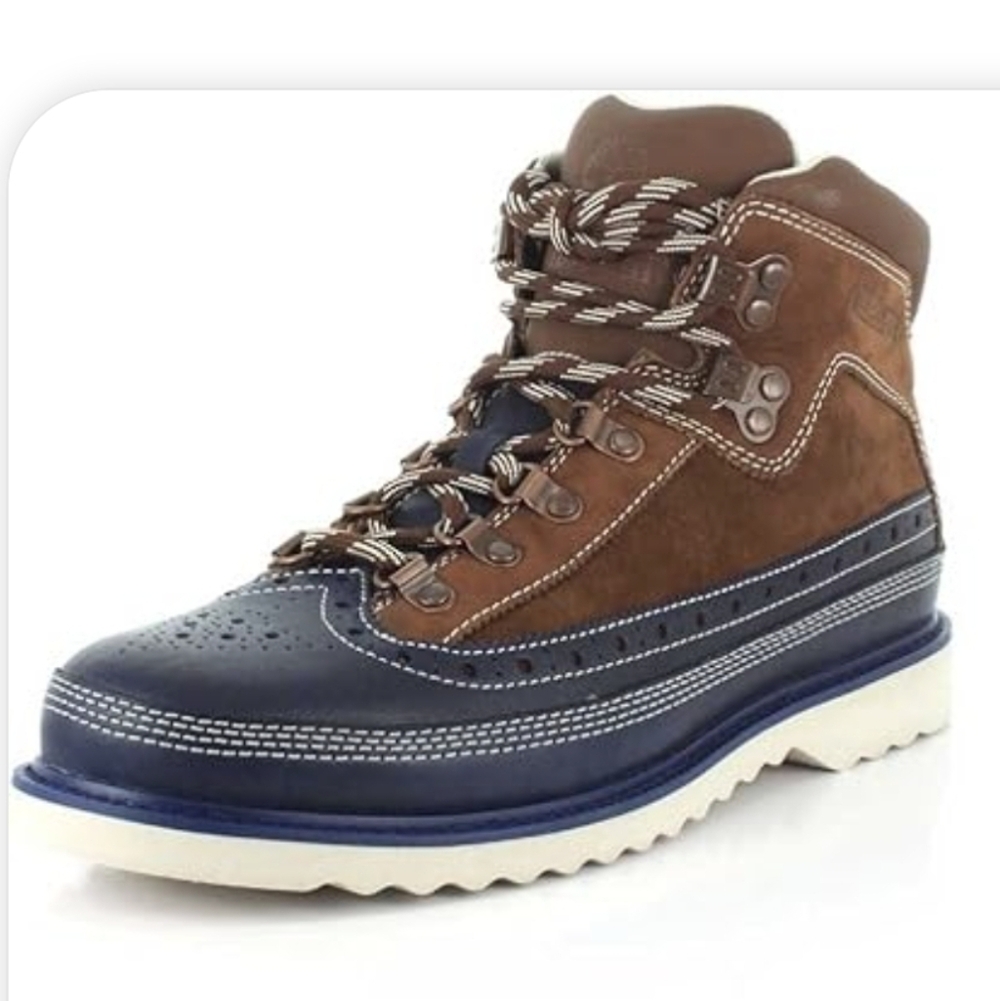 Timberland Euro Mid Hiker Brogue Navy TB0A1FVC Men's 10.5